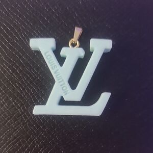 Louis Vuitton Light Blue Monogram Necklace